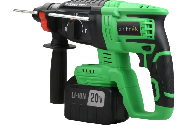 Перфоратор аккумуляторный бесщеточный Zitrek Destroyer Pro (20В, Li-ion 2x6.0Ач, з/у, кейс) 063-4373